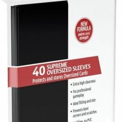 Ultimate Guard Supreme Sleeves Oversized Black (40)