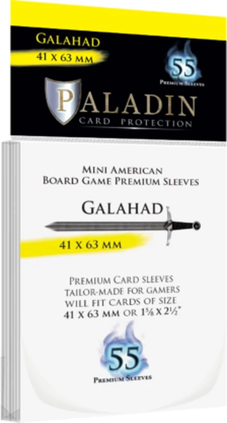 Board&Dice Paladin Sleeves Galahad 41x63mm (55)
