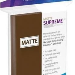 Ultimate Guard Supreme UX Sleeves Standard Size Matte Brown (50)