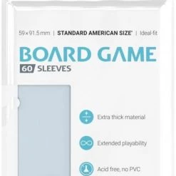 Ultimate Guard Premium Boardgame Sleeves Standard American (60) (59x91.5)