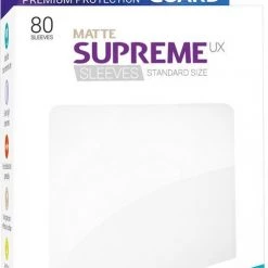 Ultimate Guard Supreme UX Sleeves Standard Size Matte White (80)