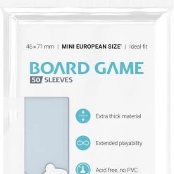 Ultimate Guard Premium Boardgame Sleeves Mini European (50) (46x71mm)