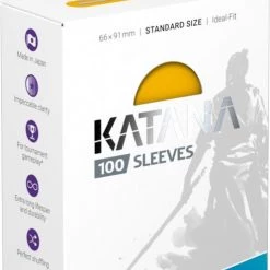 Ultimate Guard Katana Sleeves Standard Size Yellow 100