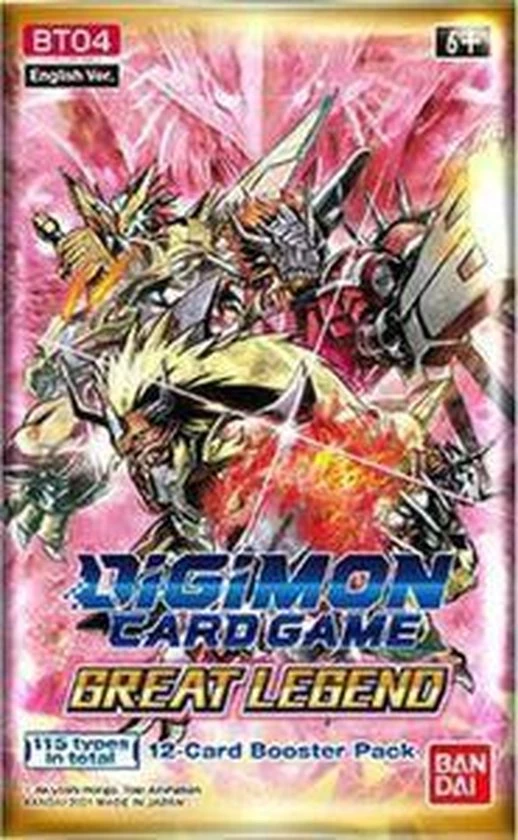 Bandai Namco Digimon TCG Great Legend Booster Pack - Afbeelding 2