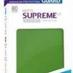 Ultimate Guard Supreme UX Sleeves Standard Size Matte Green (80)