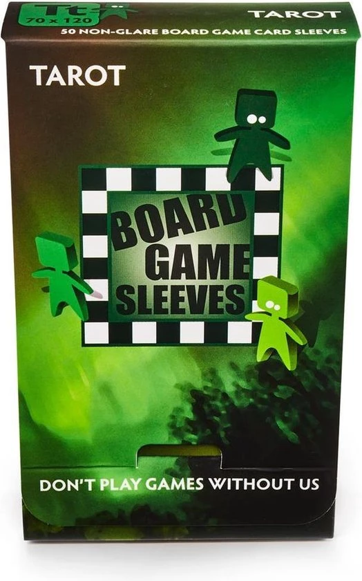 Asmodee Board Game Sleeves (Non-Glare): Tarot (70x120mm) - 50 Stuks - Afbeelding 3