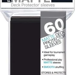 Asmodee Sleeves Small Black 60 D10