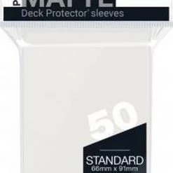 Merkloos Speelgoed | Kaartspel - Sleeves Pro-Matte Clear D12