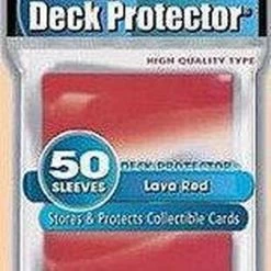 Ultrapro Standaard Deck Protector Sleeves Red (50st)
