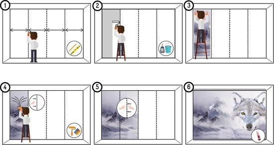 Lapi Toys Trend24 - Behang - Brooklyn Bridge - Vliesbehang - Fotobehang - Behang Woonkamer - 150x105x2 Cm - Incl. Behanglijm - Afbeelding 2