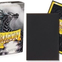 Asmodee Dragon Shield Japanese Matte Sleeves - Slate (60 Sleeves)