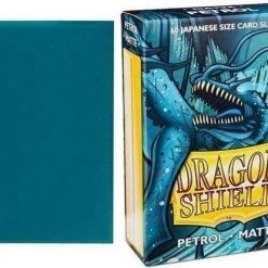 Asmodee Dragon Shield Card Sleeves: Japanese Matte Petrol (59x86mm) - 60 Stuks