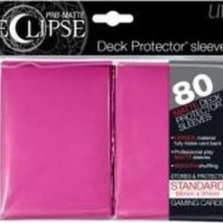 Ultrapro Standard Sleeves - Pro Matte Eclipse Pink (80) D8