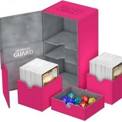 Ultimate Guard Twin Flip´n´Tray Deck Case 200+ Standard Size XenoSkin Pink