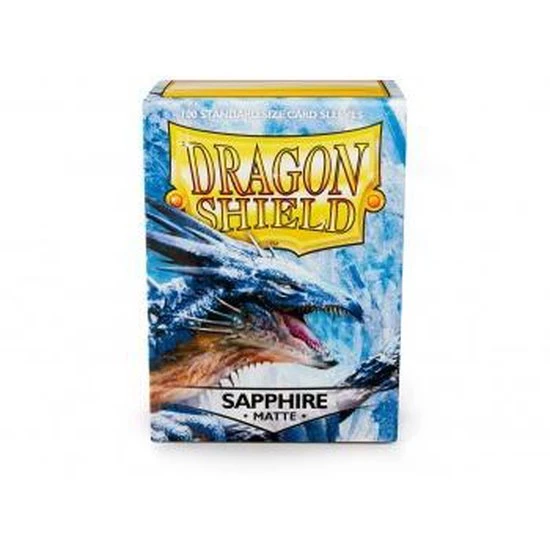 Asmodee 100 Hoesjes Dragon Shield Matte Sapphire Standaard Maat Card Sleeves - Afbeelding 4