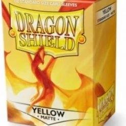 Asmodee TCG Sleeves - Dragon Shield - Yellow Geel Standard Size
