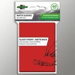 ADC Blackfire Blackfire Sleeves Small Glossy Front Matte Back Red (60) (62x89mm)