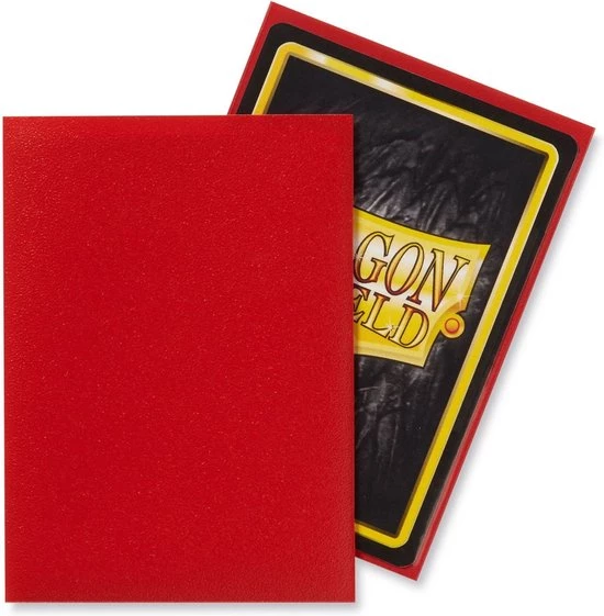 Asmodee Dragon Shield Card Sleeves: Standard Matte Crimson (63x88mm) - 100 Stuks - Afbeelding 2