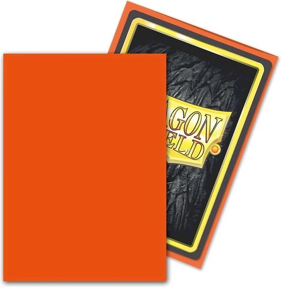 Dragonshield 100 Box Sleeves Classic Tangerine - Afbeelding 2