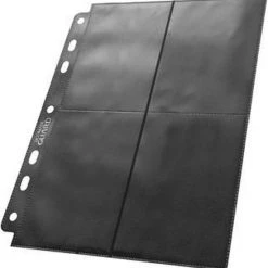 Ultimate Guard 8-Pocket Compact Pages Side-Loading Black (10)