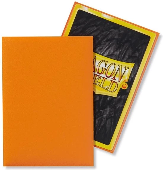 Dragonshield TCG Sleeves - Dragon Shield - Orange Oranje (Non Glare) Small Size - Afbeelding 3