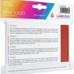 Gamegenic - Prime Sleeves Red (100 Sleeves)