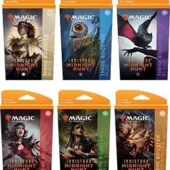 Wizards Of The Coast Magic The Gathering: Innistrad Midnight Hunt Theme Boosters Box (12 Packs) - EN