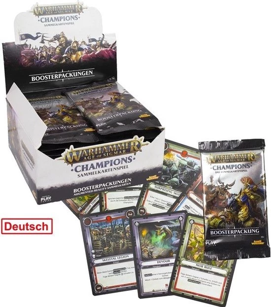 Warhammer Age Of Sigmar Champions Boosterbox - 24 Boosterpacks - Sealed DUITS