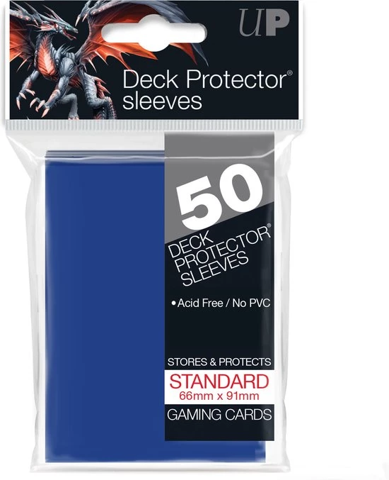 Ultrapro Blauwe Speelkaartsleeves Standaard - Ultra Pro