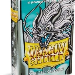 Asmodee Dragon Shield Card Sleeves: Japanese Classic White (59x86mm) - 60 Stuks
