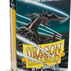 Asmodee Dragon Shield Card Sleeves: Japanese Matte Jet (59x86mm) - 60 Stuks