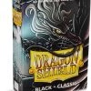 Asmodee Dragon Shield Card Sleeves: Japanese Classic Black (59x86mm) - 60 Stuks