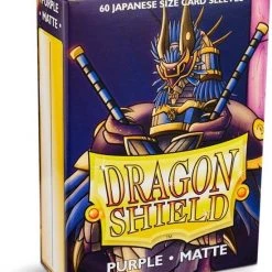 Arcane Tinmen Dragon Shield Card Sleeves: Japanese Matte Purple (59x86mm) - 60 Stuks