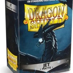Dragonshield 100 Hoesjes Dragon Shield MATTE Jet Standaard Maat Card Sleeves
