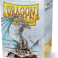 Dragonshield TCG Sleeves - Dragon Shield - Silver Matte Standard Size