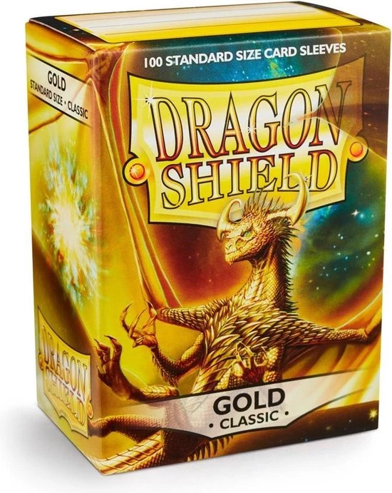 Dragonshield Dragon Shield Card Sleeves: Standard Gold (63x88mm) - 100 Stuks - Afbeelding 2