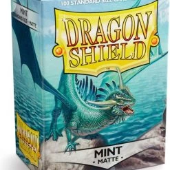 Asmodee 100 Hoesjes Dragon Shield MATTE Mint Standaard Maat Card Sleeves