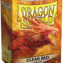 Arcane Tinmen TCG Sleeves - Dragon Shield - Clear Red Doorzichtig Rood (Non Glare) Standard Size