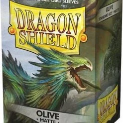 Dragonshield 100 Box Sleeves Matte Olive