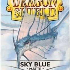 Asmodee Dragon Shield Card Sleeves: Standard Matte Sky Blue (63x88mm) - 100 Stuks