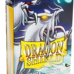 Arcane Tinmen Dragon Shield Card Sleeves: Japanese Matte White (59x86mm) - 60 Stuks