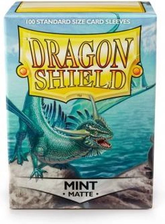 Asmodee 100 Hoesjes Dragon Shield MATTE Mint Standaard Maat Card Sleeves - Afbeelding 3
