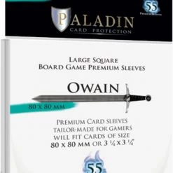 Board&Dice Paladin Sleeves Owain 80x80mm (55)