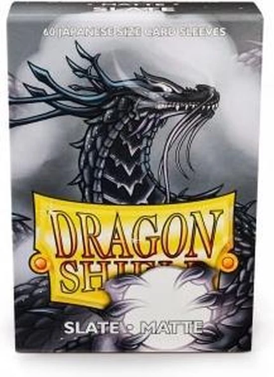 Asmodee Dragon Shield Japanese Matte Sleeves - Slate (60 Sleeves) - Afbeelding 2