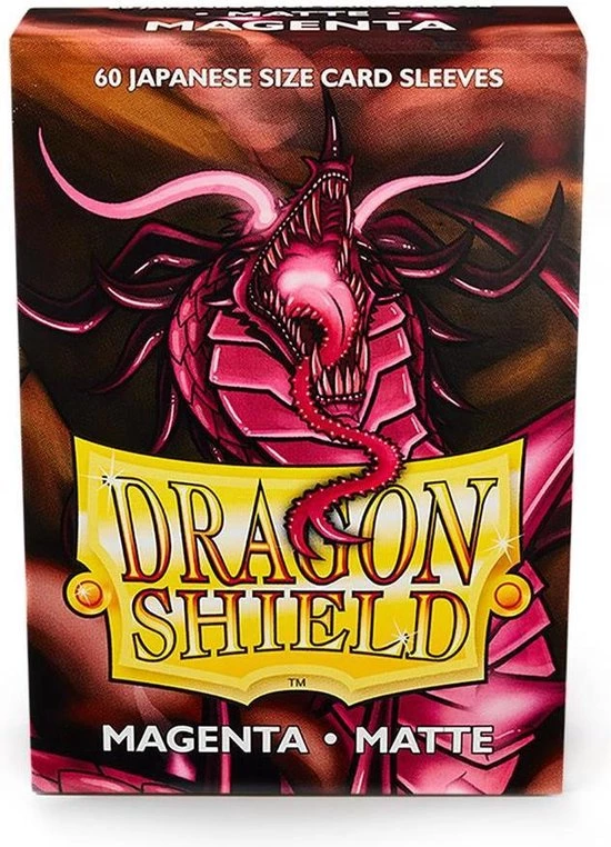 Dragon Shield Japanese Matte Sleeves - Magenta (60 Sleeves) - Afbeelding 2