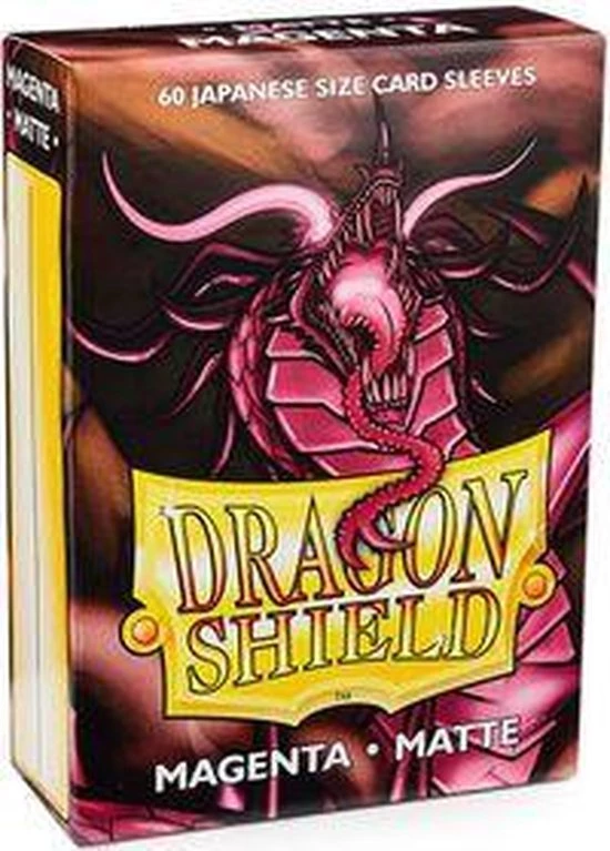 Dragon Shield Japanese Matte Sleeves - Magenta (60 Sleeves) - Afbeelding 5