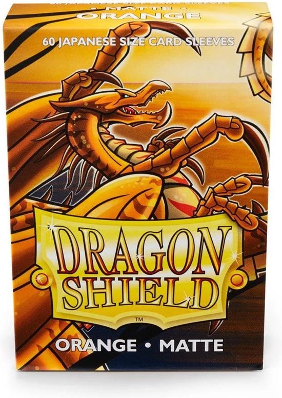Dragonshield TCG Sleeves - Dragon Shield - Orange Oranje (Non Glare) Small Size - Afbeelding 2