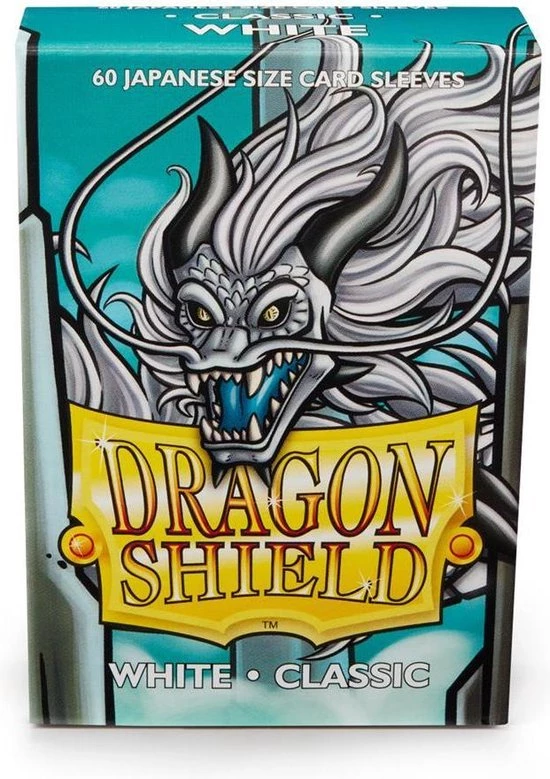 Asmodee Dragon Shield Card Sleeves: Japanese Classic White (59x86mm) - 60 Stuks - Afbeelding 3