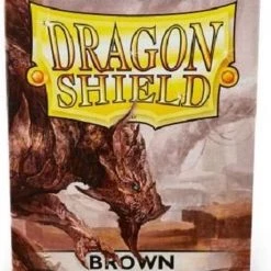 Asmodee Dragon Shield Card Sleeves: Standard Brown (63x88mm) - 100 Stuks