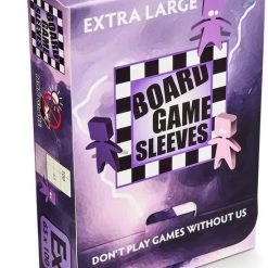 Asmodee Board Game Sleeves (Non-Glare): Extra Large (65x100mm) - 50 Stuks